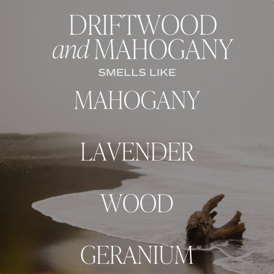 Driftwood & Mahogany 9oz Soy Candle