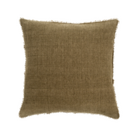 Lina Linen Pillow Fennel [24" x 24"]