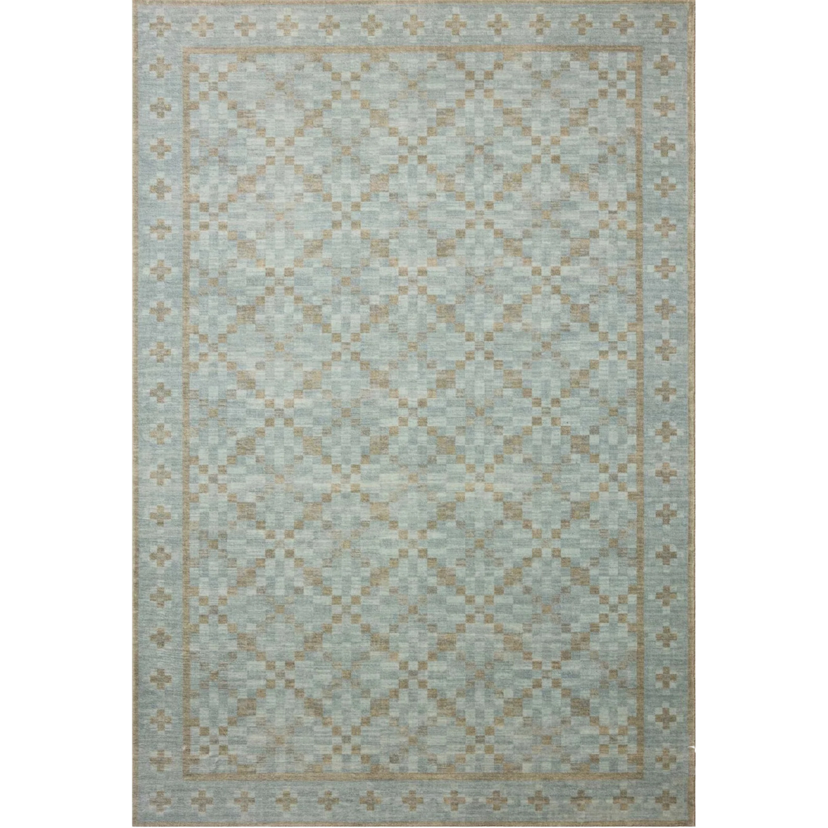 Bobby (Chris Loves Julia × Loloi) BOB-01 Rug [Spa/Khaki]