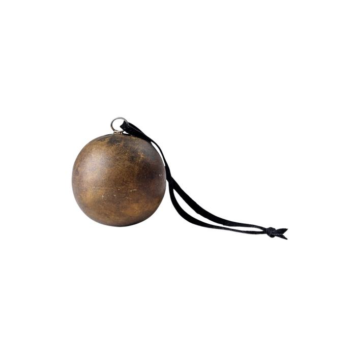 Nostalgia Small Christmas Ball [Antique Golden]