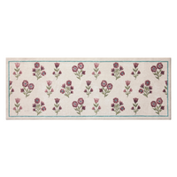 Clove CLO-02 (Chris Loves Julia × Loloi) Bath Mat [Ivory/Plum]