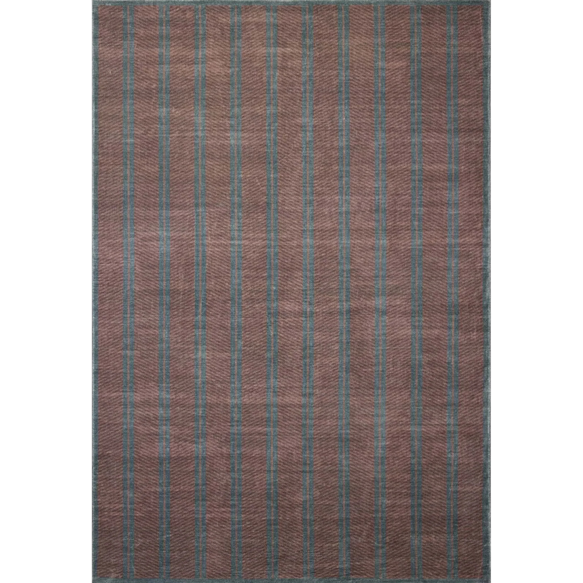 Bobby (Chris Loves Julia × Loloi) BOB-02 Rug [Merlot/Denim]