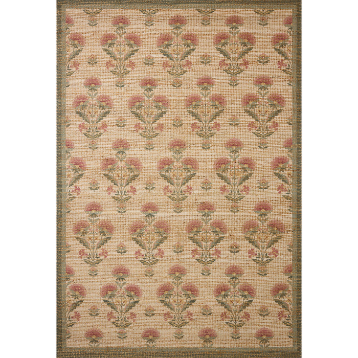 Rue (Chris Loves Julia × Loloi) RUE-01 Rug [Sage/Blush]