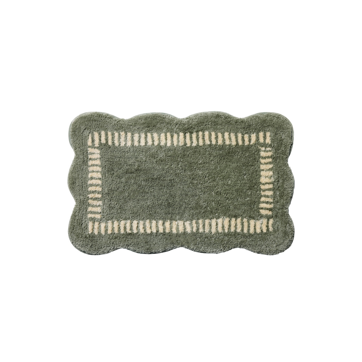 Valerie (Chris Loves Julia × Loloi) VLR-01 Bath Mat [Lagoon/Ivory]