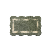 Valerie (Chris Loves Julia × Loloi) VLR-01 Bath Mat [Lagoon/Ivory]