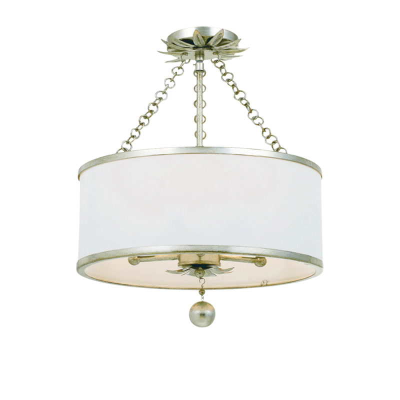 Broche 3 Light Convertible Semi Flush