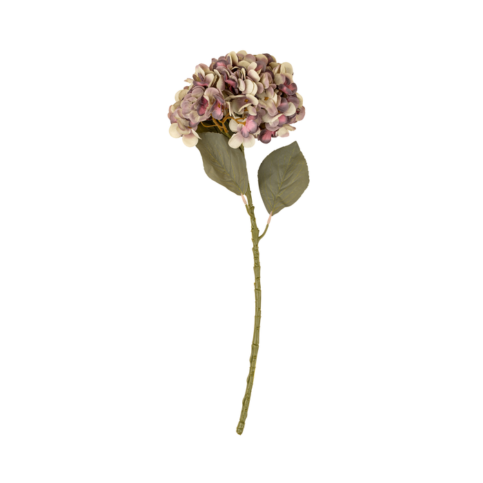 Hydrangea Floral Stem [Faded Purple]