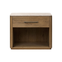 Raleigh Nightstand w/ Marble Top