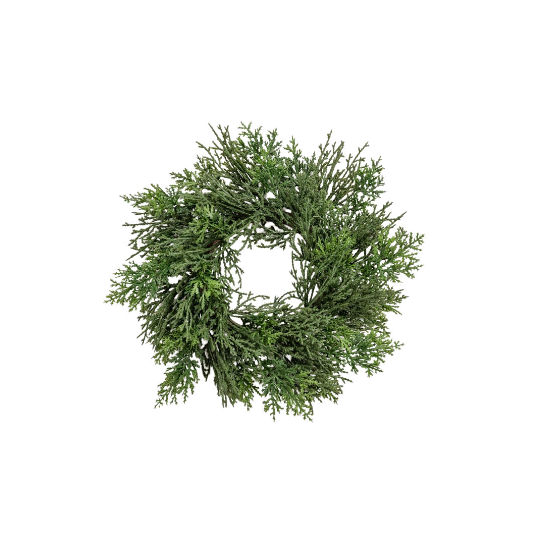 10" Artificial Cedar Wreath