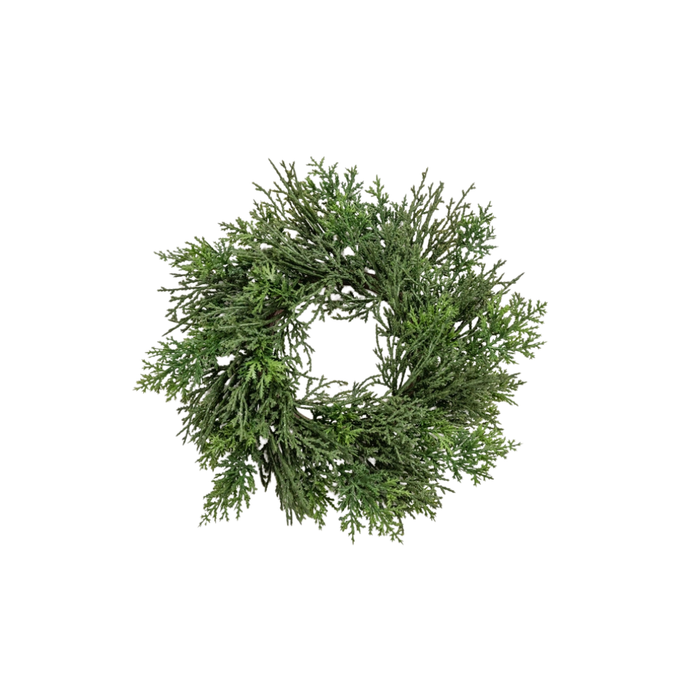 10" Artificial Cedar Wreath