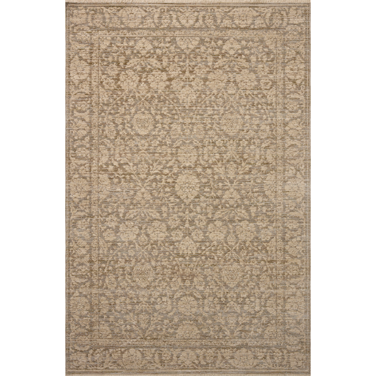 Miriam (Chris Loves Julia × Loloi) MIR-01 Rug [Slate/Natural]