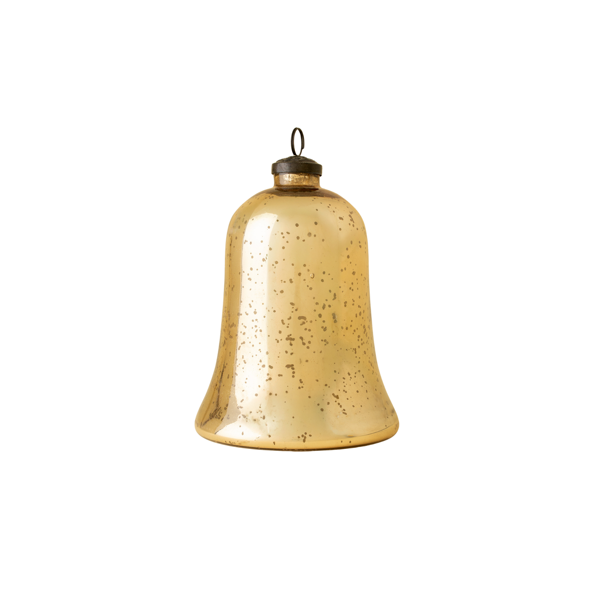 Gold Glass Bell Ornament [Large]