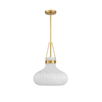 1-Light Strie Pendant