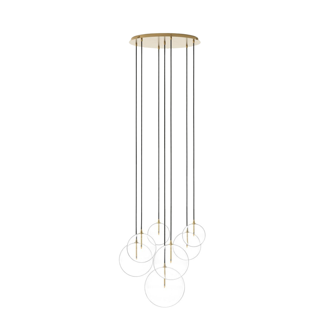 Clustered 7-Light Chandelier