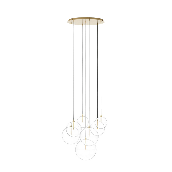 Clustered 7-Light Chandelier
