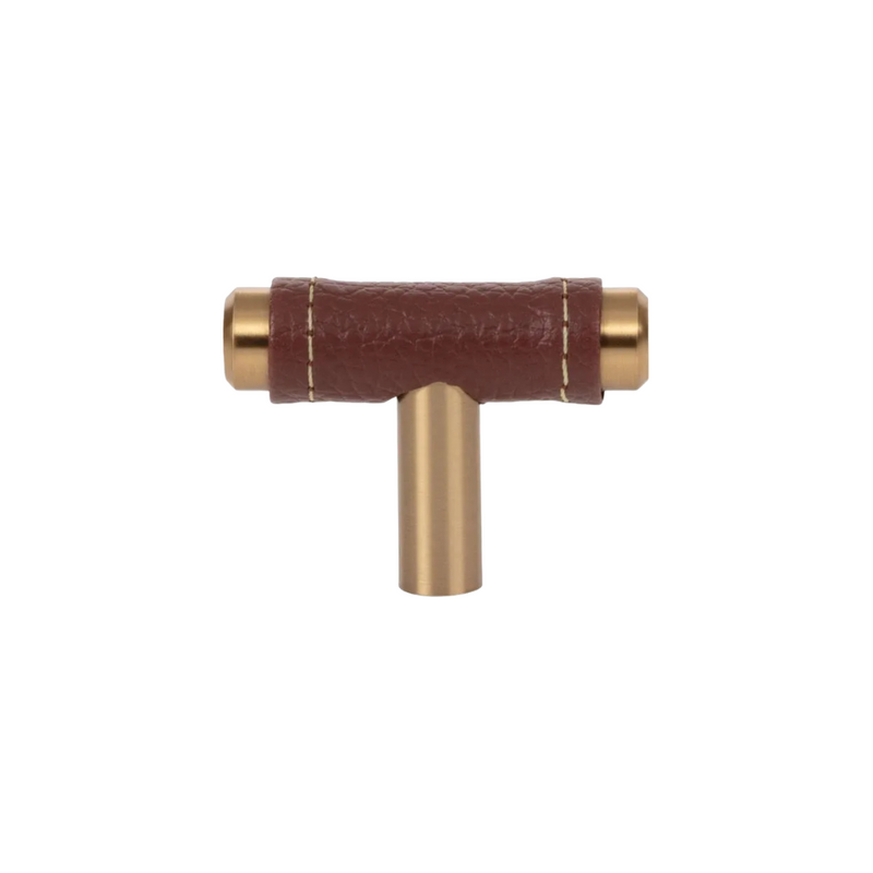 Zanzibar [1-7/8"] Leather Cabinet T-Knob