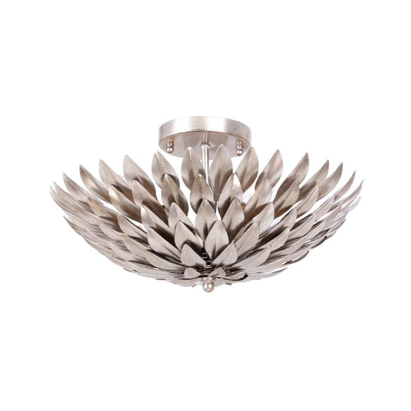 Broche 4 Light Florette Semi Flush Mount