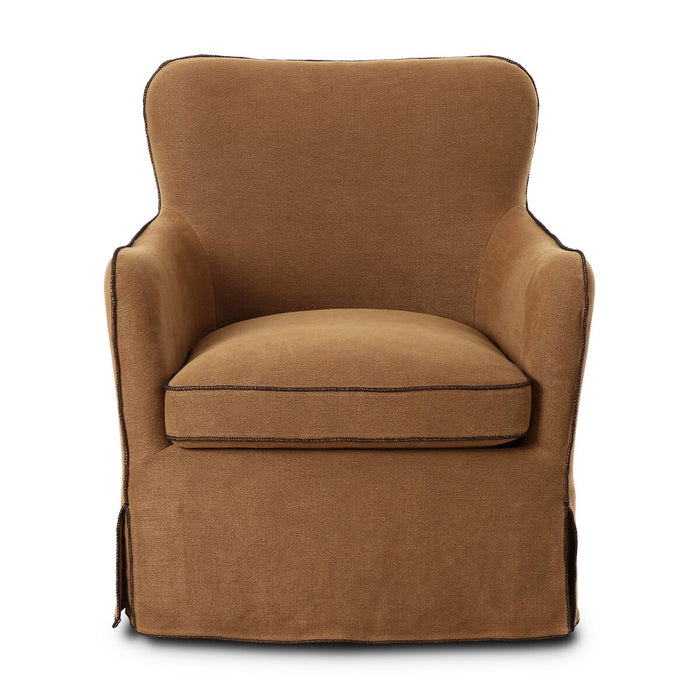 Della Slipcover Swivel Chair