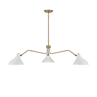 3-Light Angled Arm Pendant