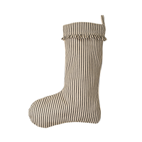 Stocking - Ticking Stripe [Black]