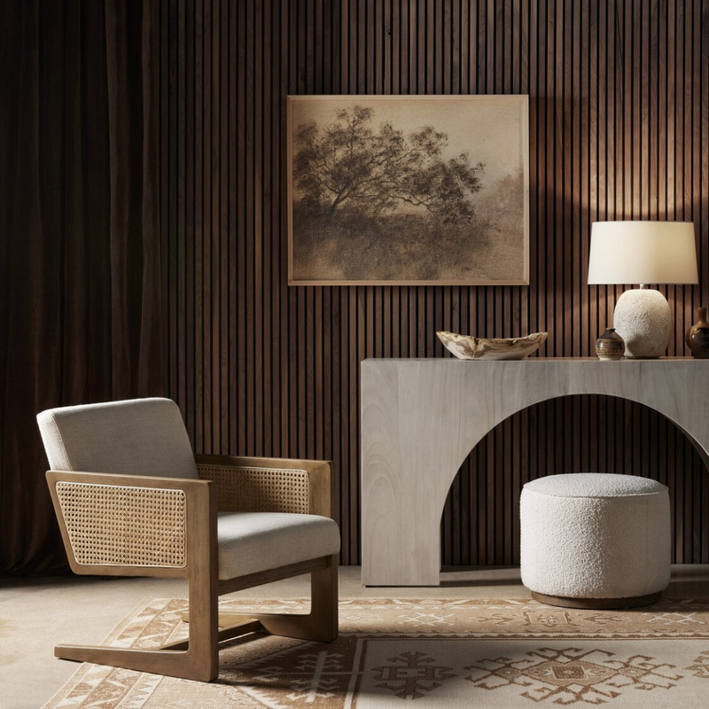 Sutton Round Ottoman
