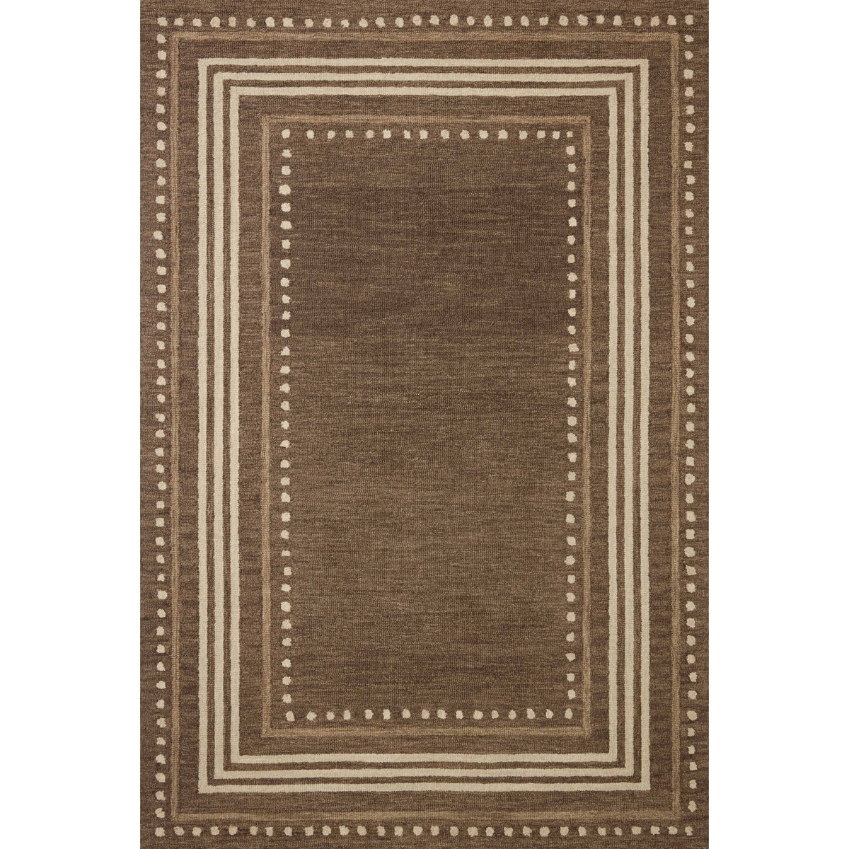 Alfie (Chris Loves Julia × Loloi) ALF-02 Rug [Bark/Natural]