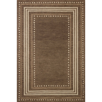 Alfie (Chris Loves Julia × Loloi) ALF-02 Rug [Bark/Natural]