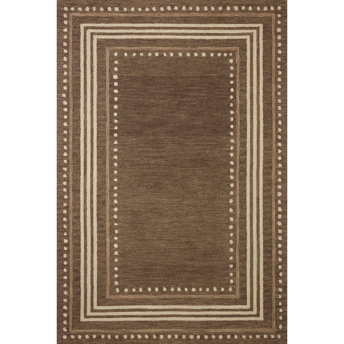 Alfie (Chris Loves Julia × Loloi) ALF-02 Rug [Bark/Natural]