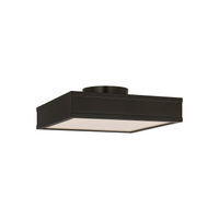 Dupont 12" Square Semi Flush Mount