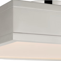 Dupont 12" Square Semi Flush Mount