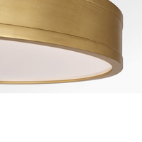 Dupont 16" Round Semi Flush Mount