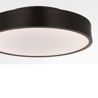 Dupont 16" Round Semi Flush Mount