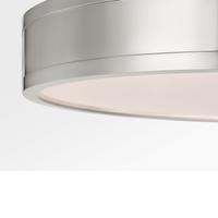 Dupont 16" Round Semi Flush Mount