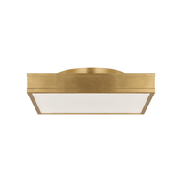 Dupont 16" Square Semi Flush Mount
