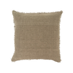 Lina Linen Pillow Cover Mink