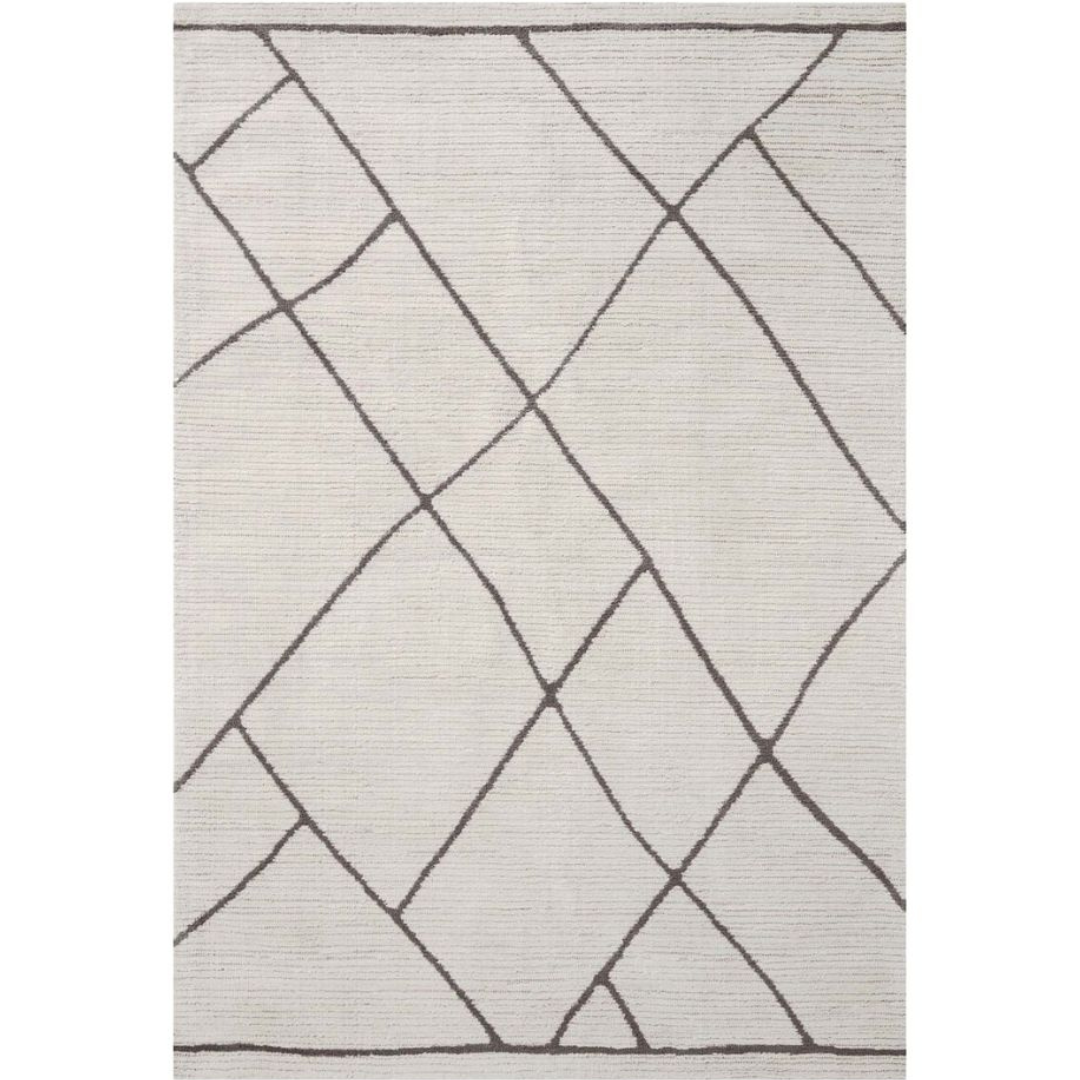 Logan LOG-01 (MH) Ivory/Charcoal Rug