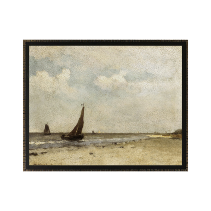By The Shore Framed Print [17" x 21"]