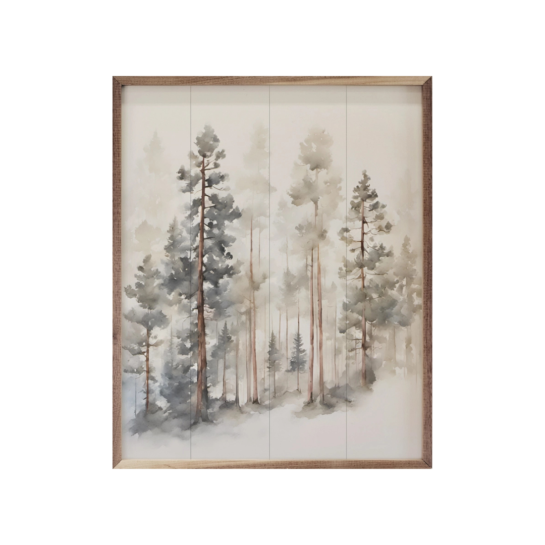 Watercolour Timber - 8" x 10" Wooden Art Print