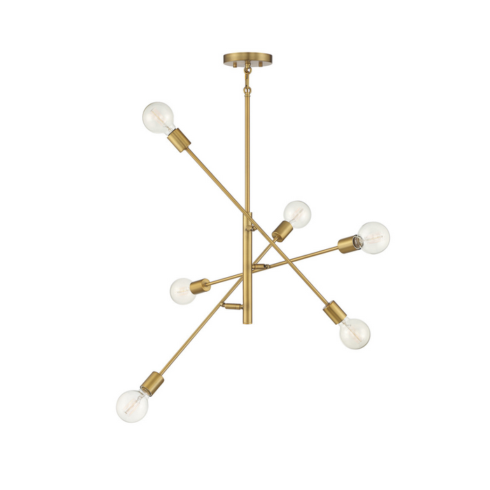Meridian 6-Light Adjustable Chandelier