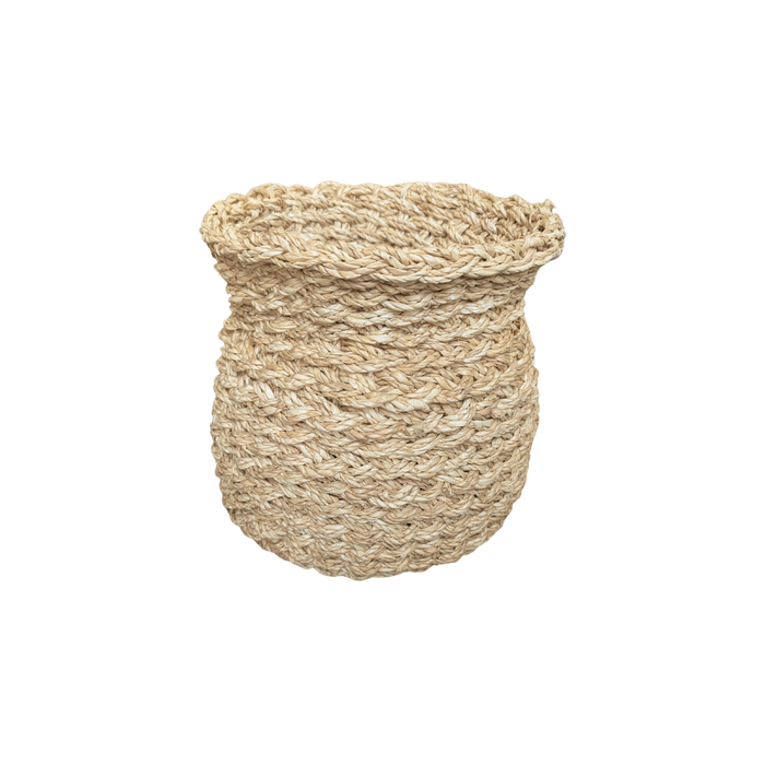 Woven Palm Planter Basket