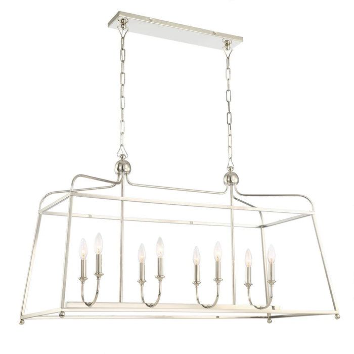 Libby Langdon Sylvan 8 Light Linear Chandelier