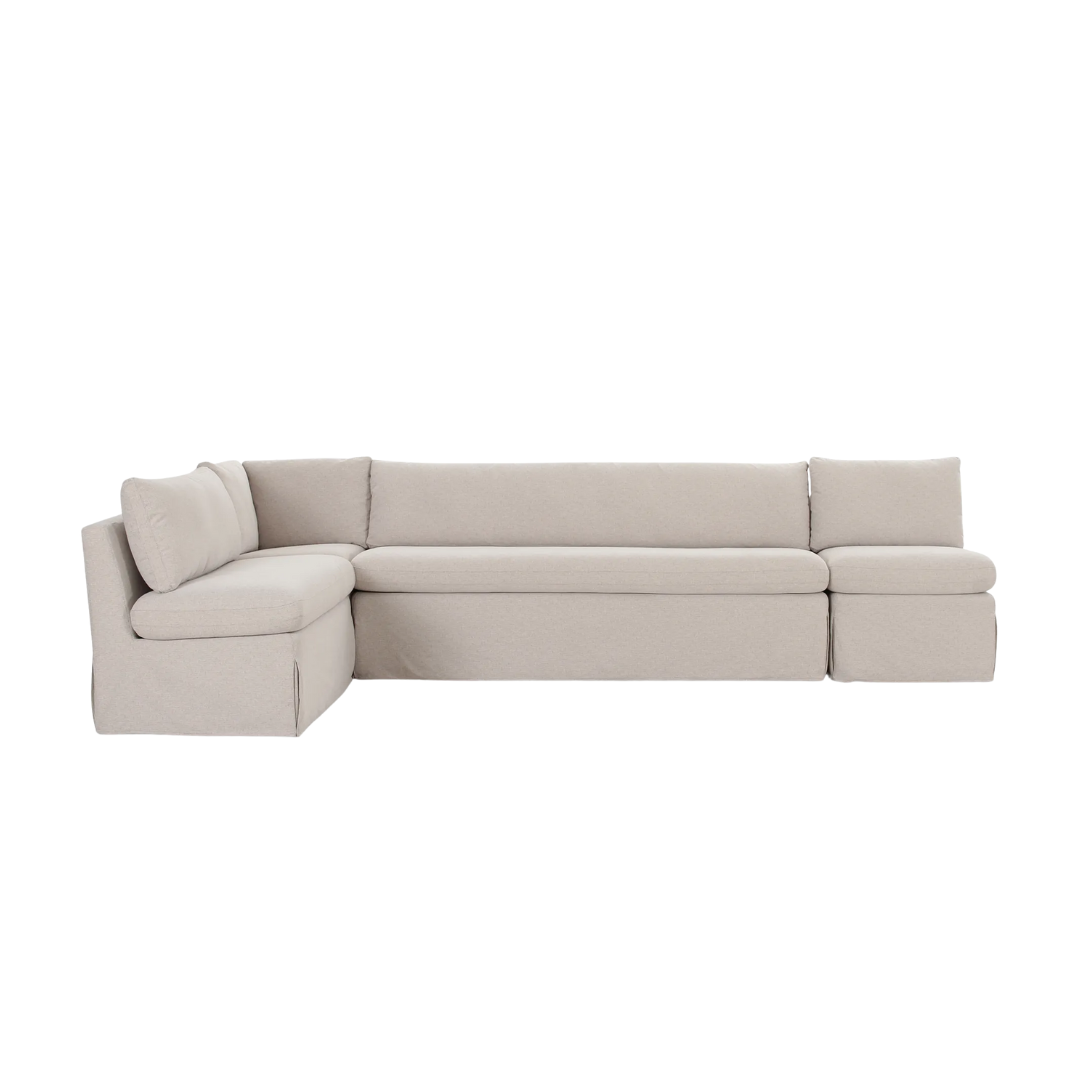 Felise L-Shape Dining Banquette