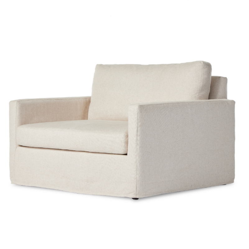 Milan Slipcover Chair & A Half
