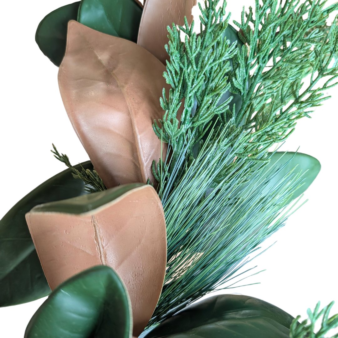 Magnolia Norfolk Cypress Mix Real Touch 6' Garland