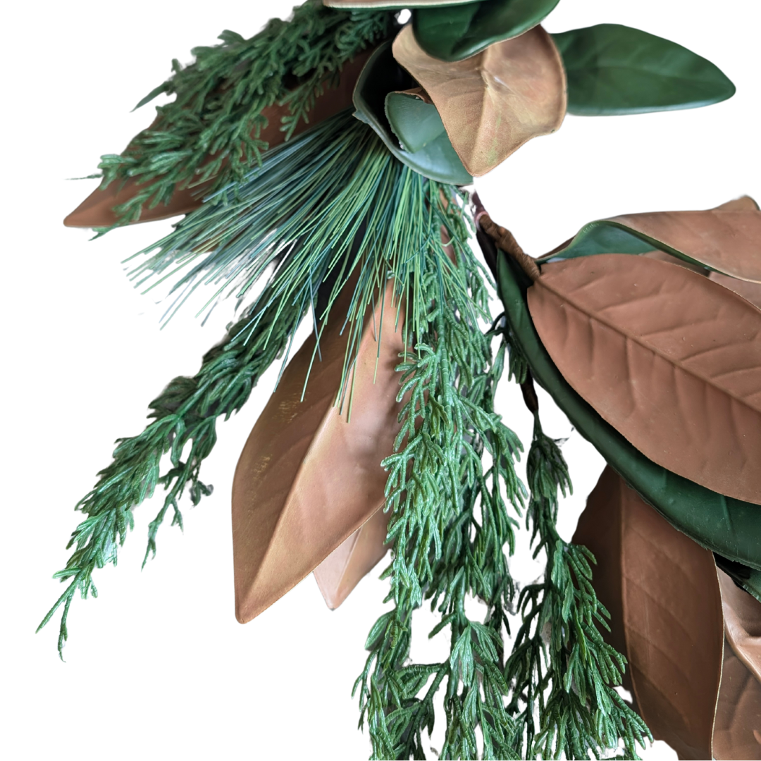 Magnolia Norfolk Cypress Mix Real Touch 6' Garland