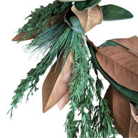 Magnolia Norfolk Cypress Mix Real Touch 6' Garland