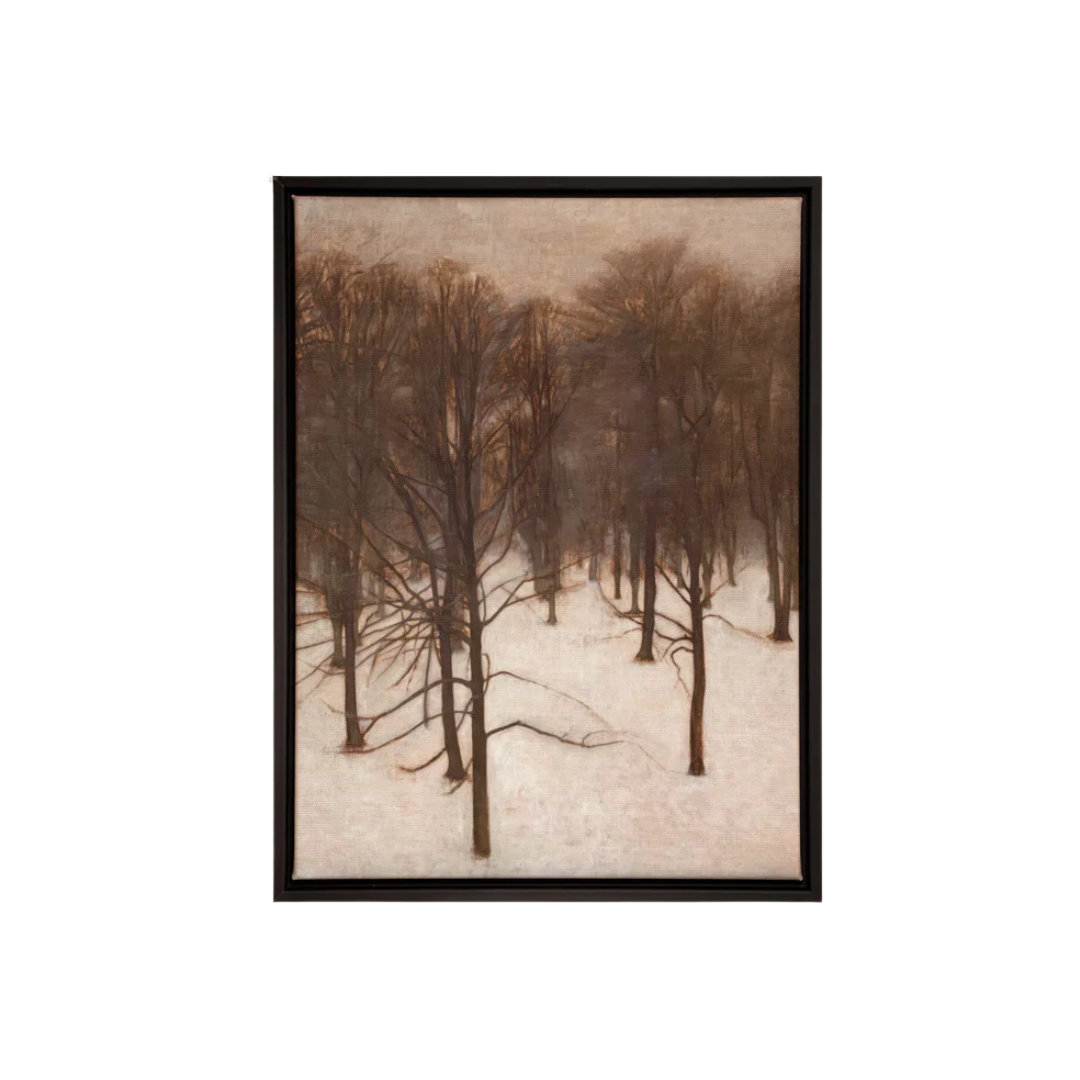 Frosted Forest [Artwork on Stretched Canvas]