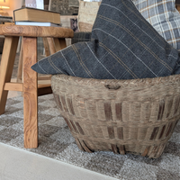 Bamboo Antique Rice Basket