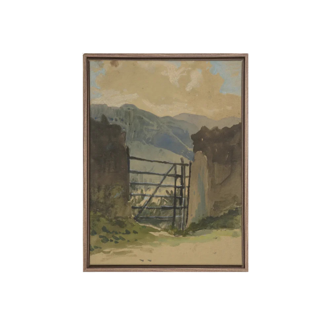 Gate to the Hills [Artwork on Stretched Canvas]