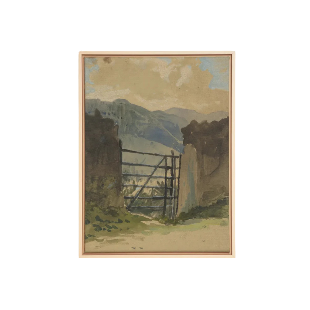 Gate to the Hills [Artwork on Stretched Canvas]